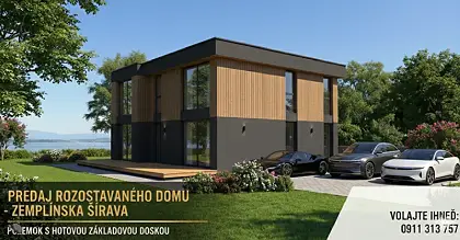 854 M² ticha. Základy sú už položené