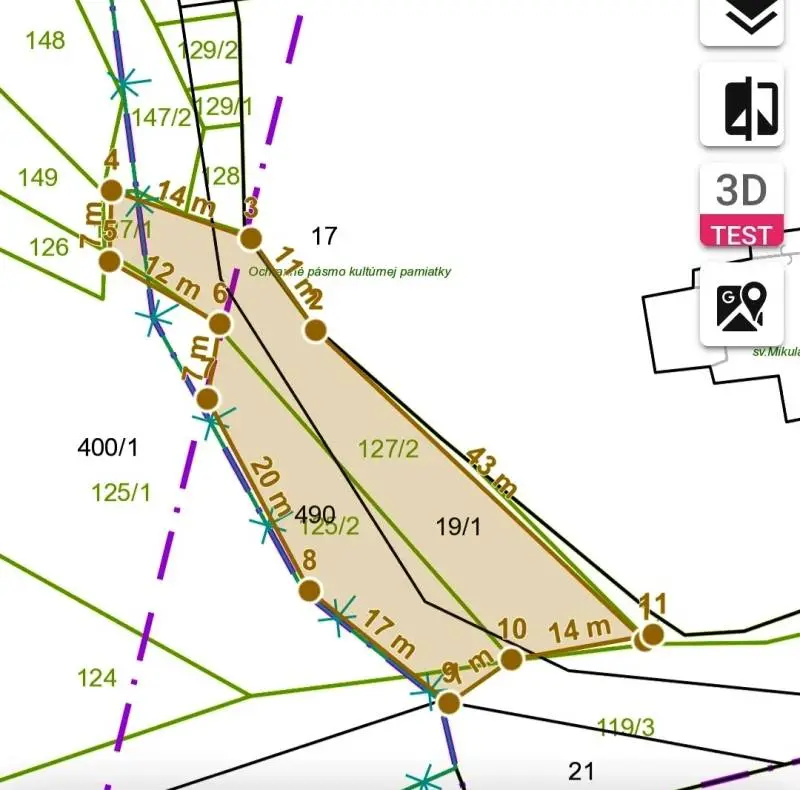 Slnečný pozemok v obci Lúčky pri Kremnici o výmere 848 m² – foto 8