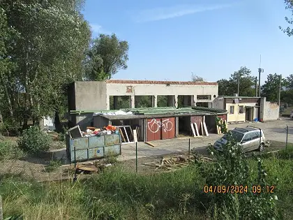 Budova čerpacej stanice vody
