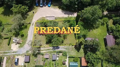 Predané záhrada v novej bani, okres Žarnovica